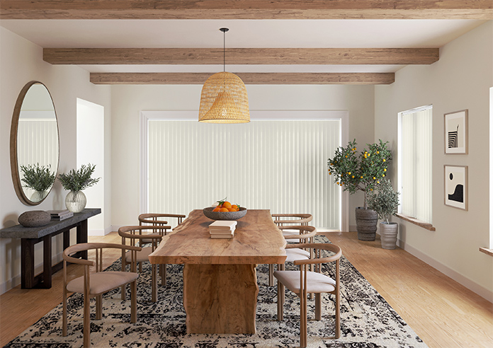 Trinity (FR Blackout), Cashmere - Vertical Blind - Image 9